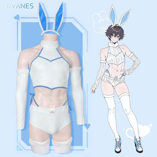 Pre-Order Cosplay Cute Bunny Ear Knitwear AS06