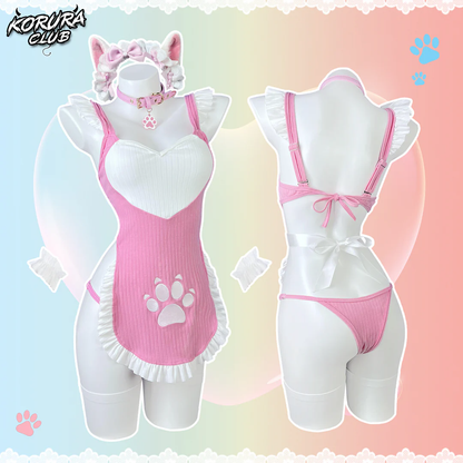 KORURACLUB Neko Maid Cosplay Costume KO104
