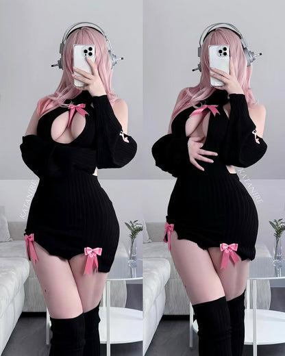 KORURACLUB-Bow Sweater KO57