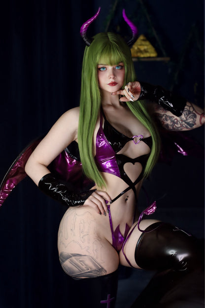 Cosplay Devil of Lust Succubus Lingerie KO69 (6-Piece Set) – Version 2