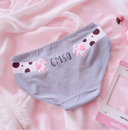 Lolita cat paw print panties  PL20318