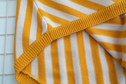 Yellow Striped  Skirt  PL52507