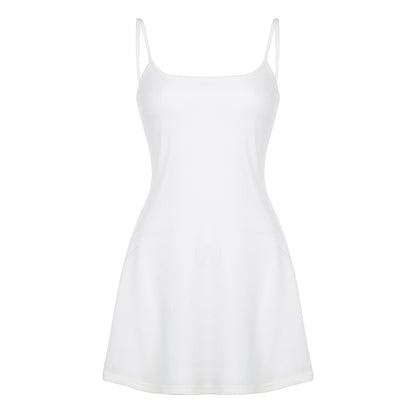 White Slip Dress  PL52617