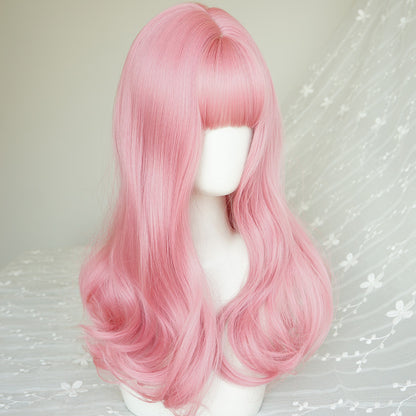 Pink curly hair PL20676