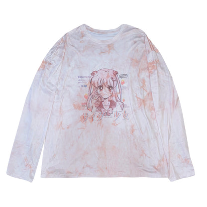 Harajuku anime print top PL51180